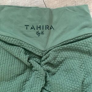 Tahira by KB Alice Leggings Scrunch Butt Khaki Size Medium